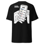 FrozenStaticDry Menu Shirt personalisiert schwarz hinten 
