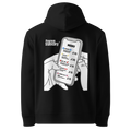 FrozenStaticDry® Unisex Hoodie Menu hinten schwarz titel