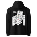 FrozenStaticDry® Unisex Hoodie Menu hinten schwarz w1