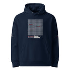 FrozenStaticDry® Unisex Hoodie Noworker 2.0 blau vorne
