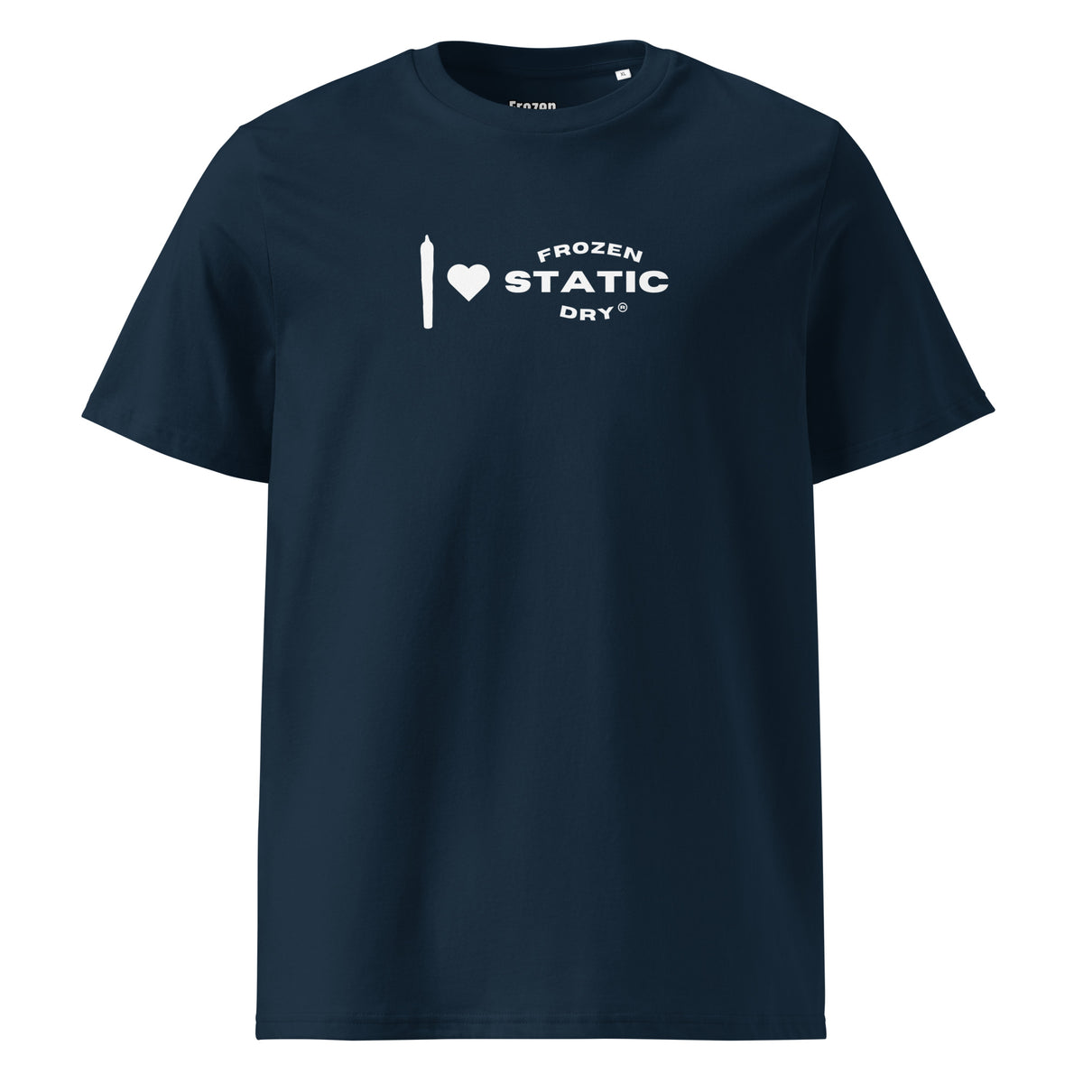 FrozenStaticDry® Unisex T-Shirt Lovestatic blau