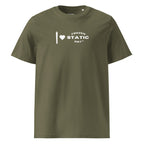 FrozenStaticDry® Unisex T-Shirt Lovestatic grün