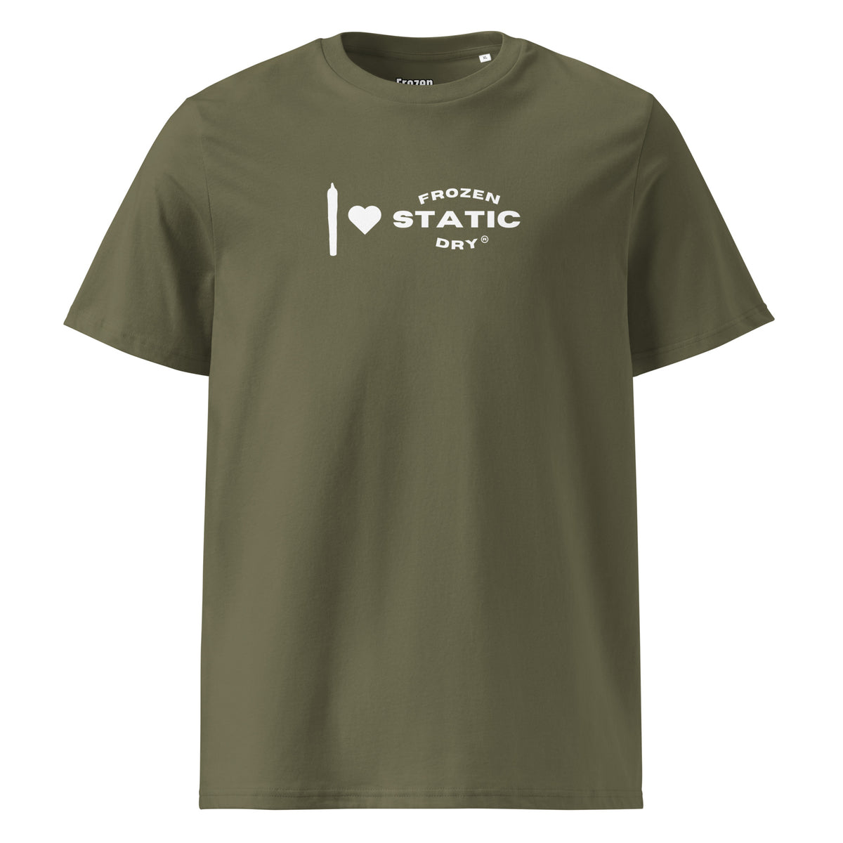 FrozenStaticDry® Unisex T-Shirt Lovestatic grün
