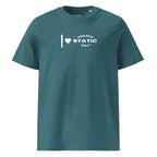 FrozenStaticDry® Unisex T-Shirt Lovestatic hellblau