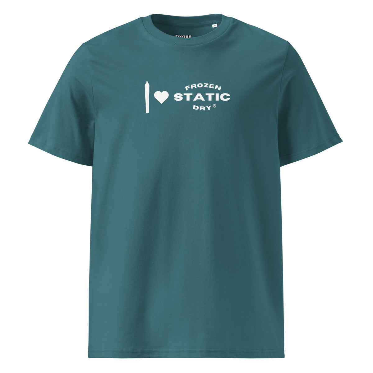 FrozenStaticDry® Unisex T-Shirt Lovestatic hellblau