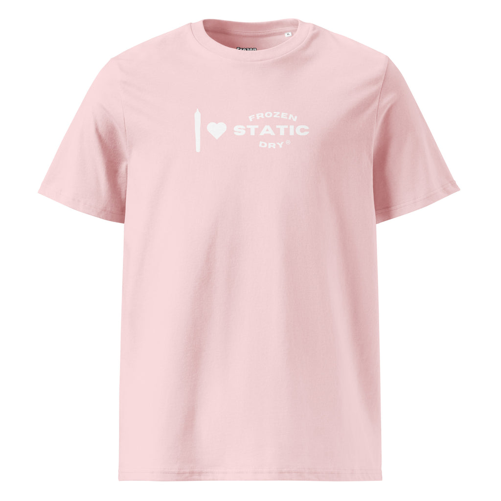 FrozenStaticDry® Unisex T-Shirt Lovestatic rosa