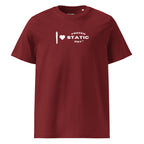 FrozenStaticDry® Unisex T-Shirt Lovestatic rot