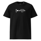 FrozenStaticDry® Unisex T-Shirt Lovestatic schwarz