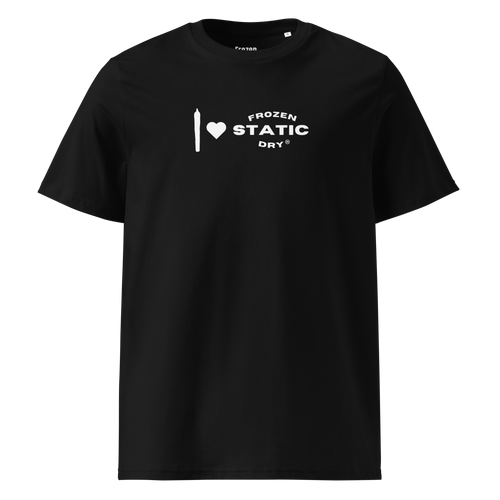 FrozenStaticDry® Unisex T-Shirt Lovestatic schwarz