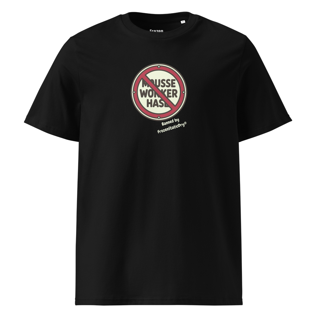 FrozenStaticDry® Unisex T-Shirt Noworker vorne transp.