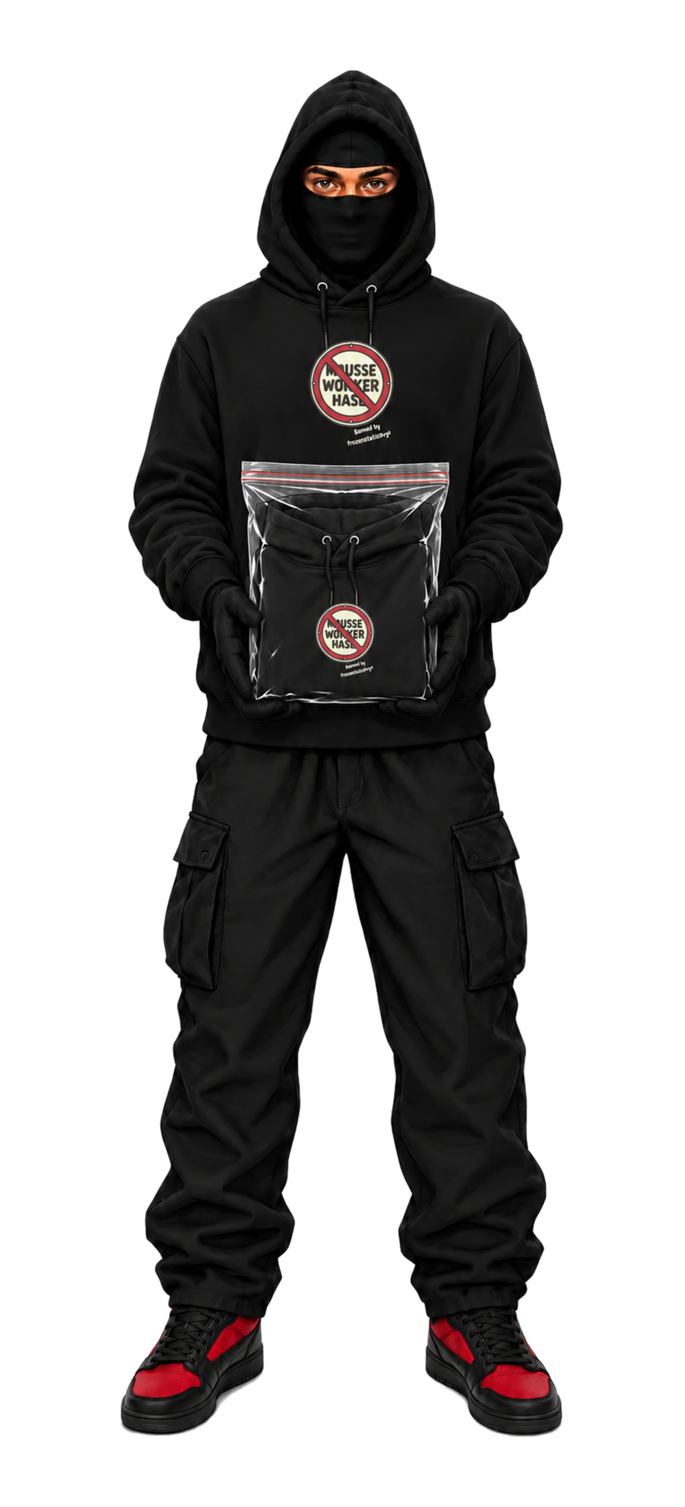FrozenStaticDry® Unisex Hoodie Noworker Figur